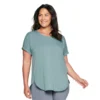 Plus Size Sonoma Goods For Life® Supersoft Short Sleeve Top