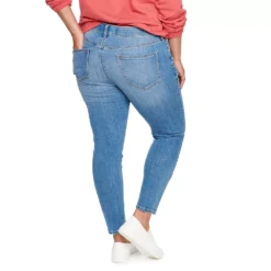 Plus Size Sonoma Goods For Life® Premium Mid-Rise Skinny Jeans -Outlet Clothiza Store 4916151 ALT
