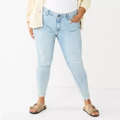 Plus Size Sonoma Goods For Life® Premium Mid-Rise Skinny Jeans -Outlet Clothiza Store 4916151 Natalino