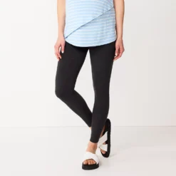 Maternity Sonoma Goods For Life® Full Belly Panel Leggings -Outlet Clothiza Store 4959690 Grey