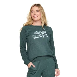 Women's Sonoma Goods For Life® Everyday Crewneck Sweatshirt -Outlet Clothiza Store 4974237 Always Grateful
