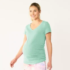 Maternity Sonoma Goods For Life® Essential V-Neck Tee -Outlet Clothiza Store 4980526 Aqua
