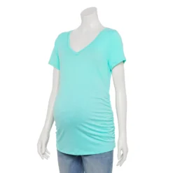 Maternity Sonoma Goods For Life® Essential V-Neck Tee -Outlet Clothiza Store 4980526 Light Blue