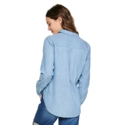 Women's Sonoma Goods For Life® Essential Everyday Button-Down Shirt -Outlet Clothiza Store 4991213 ALT