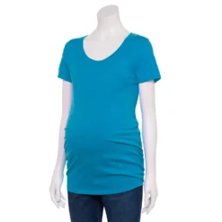 Maternity Sonoma Goods For Life® Essential Scoopneck Tee -Outlet Clothiza Store 4998304 Blue