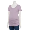 Maternity Sonoma Goods For Life® Essential Scoopneck Tee