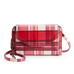 Sonoma Goods For Life® Arista RFID-Blocking Wallet on a String -Outlet Clothiza Store 5009982 Red Plaid