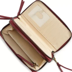 Sonoma Goods For Life® Elowen RFID-Blocking Double Zip Wristlet -Outlet Clothiza Store 5009987 ALT2