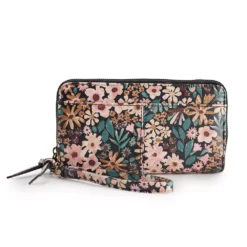 Sonoma Goods For Life® Elowen RFID-Blocking Double Zip Wristlet -Outlet Clothiza Store 5009987 Storybook Floral