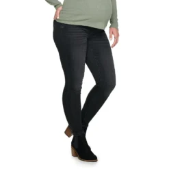 Maternity Sonoma Goods For Life® Over-The-Belly Jeggings -Outlet Clothiza Store 5035416 Black