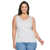 Plus Size Sonoma Goods For Life® Everyday Rib Tank