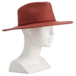 Women's Sonoma Goods For Life® Felt Fedora with Suede Band -Outlet Clothiza Store 5044940 ALT