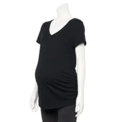 Maternity Sonoma Goods For Life® 2-pack Essential Short Sleeve Tee -Outlet Clothiza Store 5145387 ALT