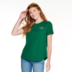 Women's Sonoma Goods For Life® Short Sleeve Holiday Graphic Tee -Outlet Clothiza Store 5180762 Deck The Halls