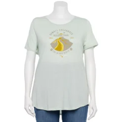 Plus Size Sonoma Goods For Life® National Parks Graphic Tee -Outlet Clothiza Store 5212613 Hawaii Yellow