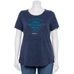 Plus Size Sonoma Goods For Life® National Parks Graphic Tee -Outlet Clothiza Store 5212613 Yosemite Navy