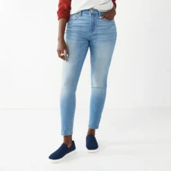 Petite Sonoma Goods For Life® High-Waisted Curvy Skinny Jeans -Outlet Clothiza Store 5214841 Mariano