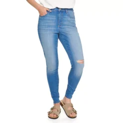 Petite Sonoma Goods For Life® High-Waisted Curvy Skinny Jeans -Outlet Clothiza Store 5214841 Weise Destructed