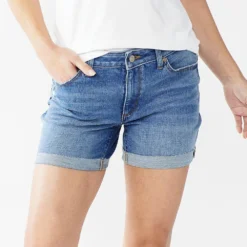 Women's Sonoma Goods For Life® High-Waist 5" Jean Shorts -Outlet Clothiza Store 5218635 Broadway