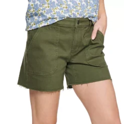 Women's Sonoma Goods For Life® High-Waist 5" Jean Shorts -Outlet Clothiza Store 5218635 Lander Green