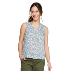 Petite Sonoma Goods For Life® Sleeveless V-Neck Top -Outlet Clothiza Store 5222594 Blue Floral