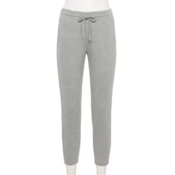 Women's Sonoma Goods For Life® Cinched Knit Jogger Pants -Outlet Clothiza Store 5225497 Gray Nep