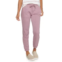 Women's Sonoma Goods For Life® Cinched Knit Jogger Pants -Outlet Clothiza Store 5225497 Lavender