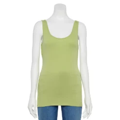 Women's Sonoma Goods For Life® Layering Tank -Outlet Clothiza Store 5226500 Glenn Lime