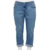 Plus Size Sonoma Goods For Life® Premium Rolled Cuff Capri Jeans