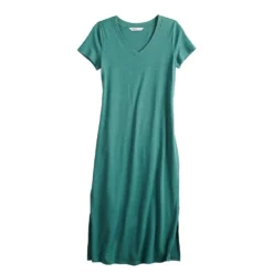 Women's Sonoma Goods For Life® Knit Midi T-Shirt Dress -Outlet Clothiza Store 5236607 ALT5