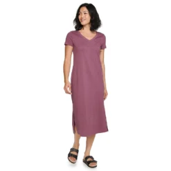 Women's Sonoma Goods For Life® Knit Midi T-Shirt Dress -Outlet Clothiza Store 5236607 Plum
