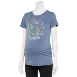 Maternity Sonoma Goods For Life® Fitted Crewneck Graphic Tee -Outlet Clothiza Store 5237042 Enjoy The Little Thing