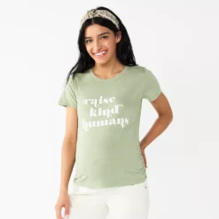 Maternity Sonoma Goods For Life® Fitted Crewneck Graphic Tee -Outlet Clothiza Store 5237042 Kind Humans