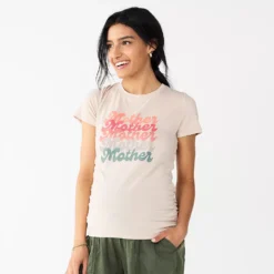 Maternity Sonoma Goods For Life® Fitted Crewneck Graphic Tee -Outlet Clothiza Store 5237042 Mother Mother