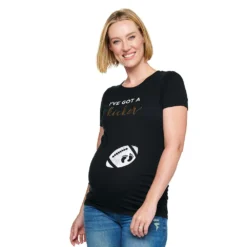 Maternity Sonoma Goods For Life® Fitted Crewneck Graphic Tee -Outlet Clothiza Store 5237042 Touchdown Baby