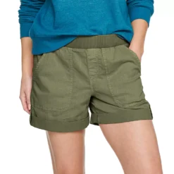 Petite Sonoma Goods For Life® Rib Waistband Utility Shorts