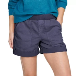 Petite Sonoma Goods For Life® Rib Waistband Utility Shorts -Outlet Clothiza Store 5237319 Violet