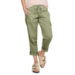 Women's Sonoma Goods For Life® Comfort Waist Utility Capri Pants -Outlet Clothiza Store 5237613 Sydney Olive