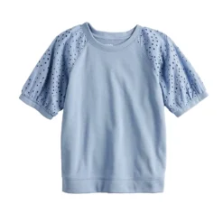 Women's Sonoma Goods For Life® Puff Sleeve Sweatshirt -Outlet Clothiza Store 5237696 ALT5