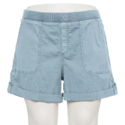Plus Size Sonoma Goods For Life® Easy Pull-On Utility Shorts