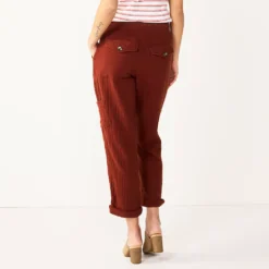 Maternity Sonoma Goods For Life® Under-The-Belly Utility Crop Pants -Outlet Clothiza Store 5239302 ALT