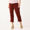 Maternity Sonoma Goods For Life® Under-The-Belly Utility Crop Pants