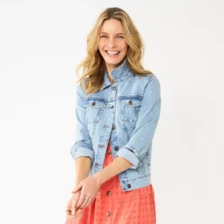 Women's Sonoma Goods For Life® Jean Jacket -Outlet Clothiza Store 5242667 Super Light Wash