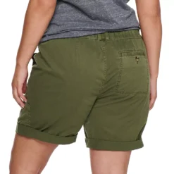 Plus Size Sonoma Goods For Life® Utility Bermuda Shorts -Outlet Clothiza Store 5242679 ALT