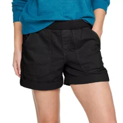 Women's Sonoma Goods For Life® Easy Pull-On 5" Utility Shorts -Outlet Clothiza Store 5243307 Black