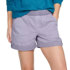 Women's Sonoma Goods For Life® Easy Pull-On 5" Utility Shorts -Outlet Clothiza Store 5243307 Glazed Berry