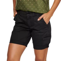 Women's Sonoma Goods For Life® Comfort Waist Utility Bermuda Shorts -Outlet Clothiza Store 5243469 Black