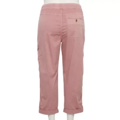 Plus Size Sonoma Goods For Life® Comfort Waist Utility Capri Pants -Outlet Clothiza Store 5258066 ALT