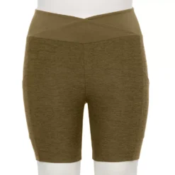 Plus Size Sonoma Goods For Life® Crossover Waist Shorts