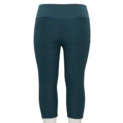 Plus Size Sonoma Goods For Life® Crossover Waist Crop Leggings -Outlet Clothiza Store 5271394 ALT